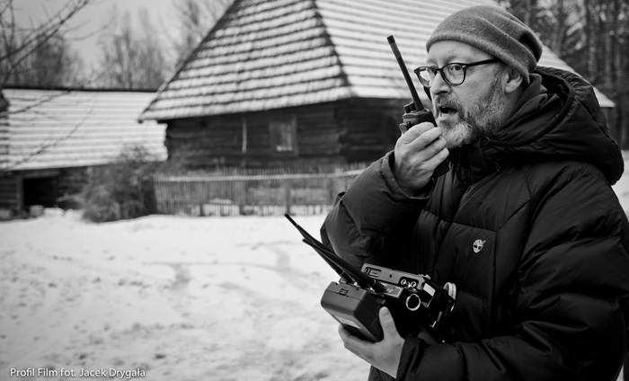 Wojciech Smarzowski na planie filmu Pod Mocnym Aniołem", fot. Jacek Drygała / Kino Świat 